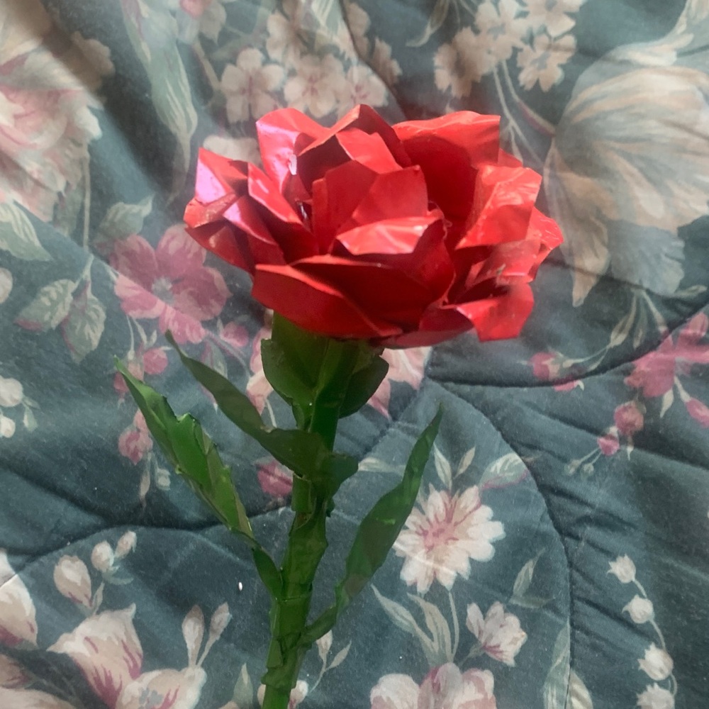 Handmade Metal Rose